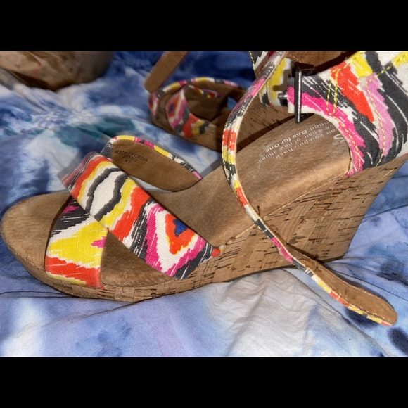 Toms high heels strappy sandal size 7 - Picture 4 of 12